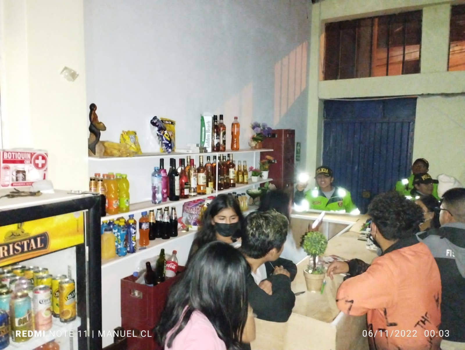 Intervención a discoteca clandestina en San Carlos de Murcia