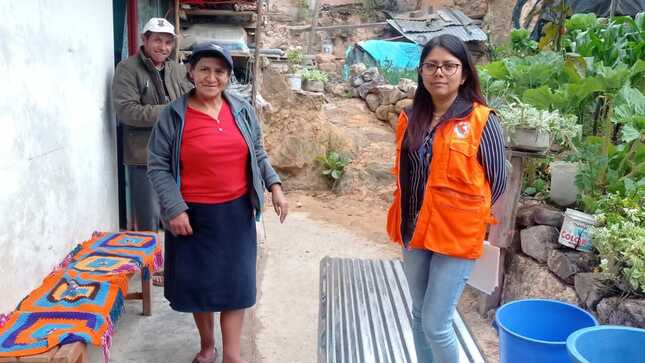 Apoyo a damnificados por intensas lluvias y fuertes vientos 