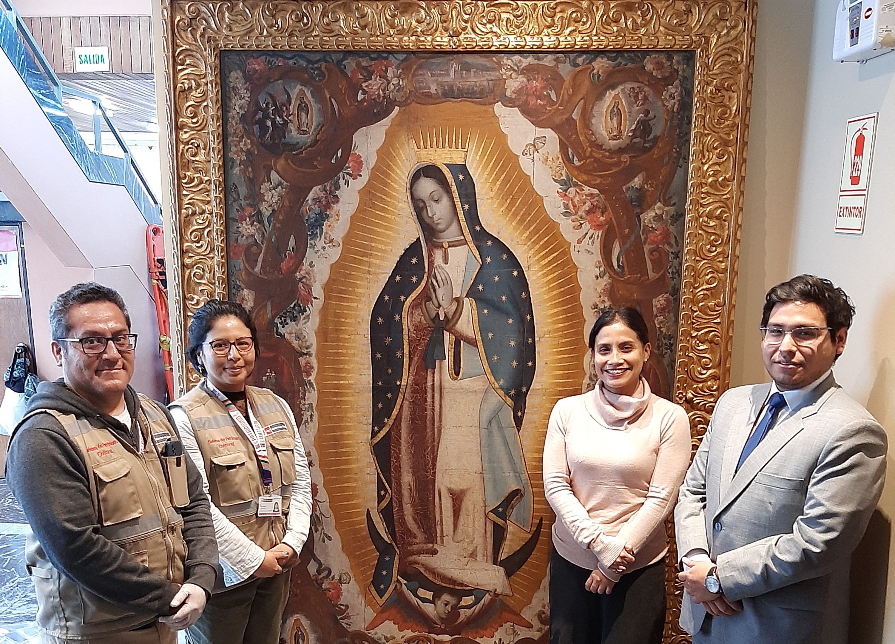 Ministerio de Cultura verificó la repatriación de dos valiosas pinturas de la época virreinal que retornaron desde Estados Unidos