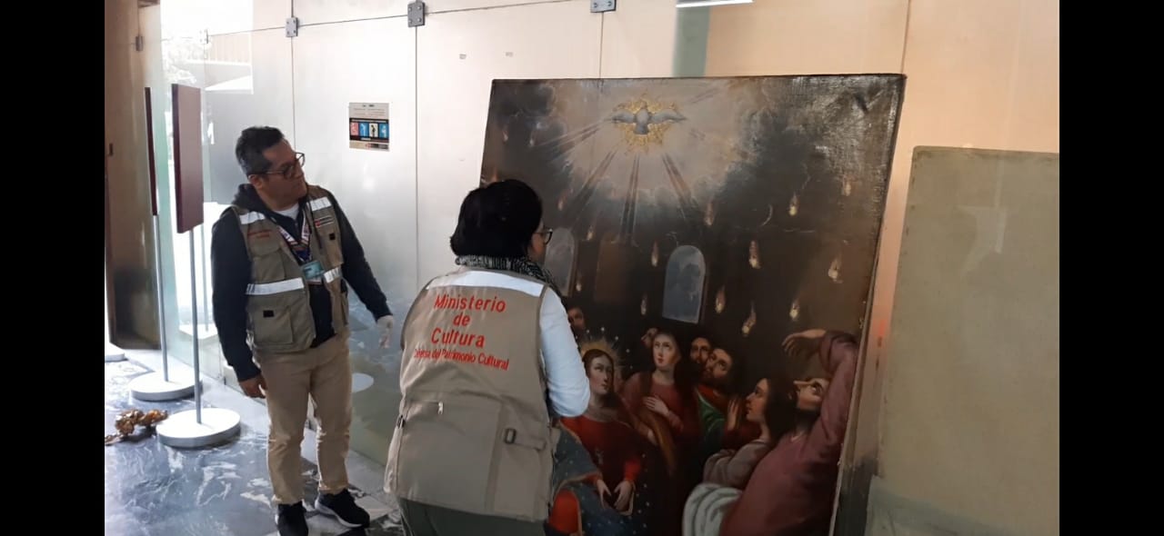 Ministerio de Cultura verificó la repatriación de dos valiosas pinturas de la época virreinal que retornaron desde Estados Unidos