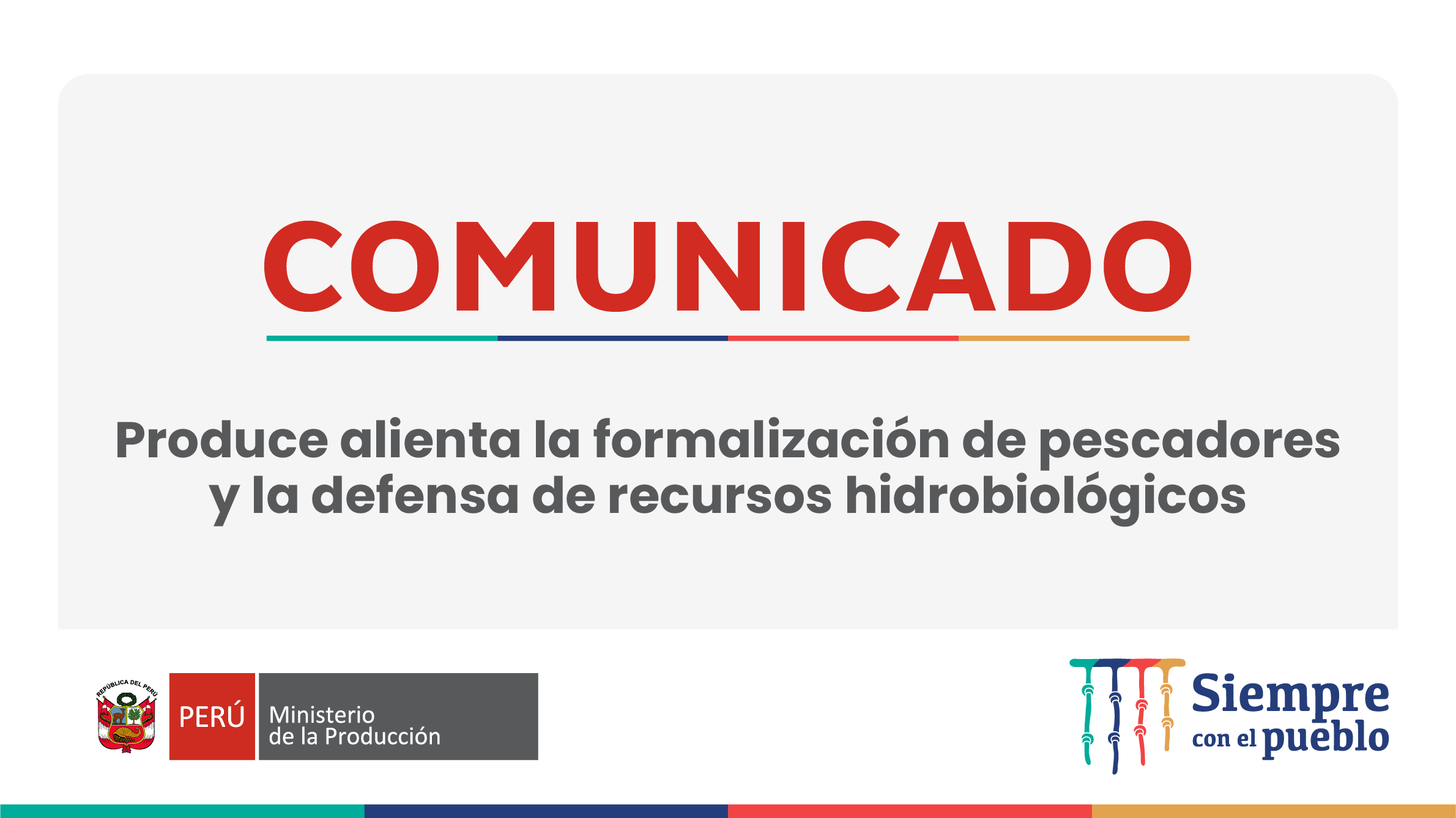 Imagen de comunicado