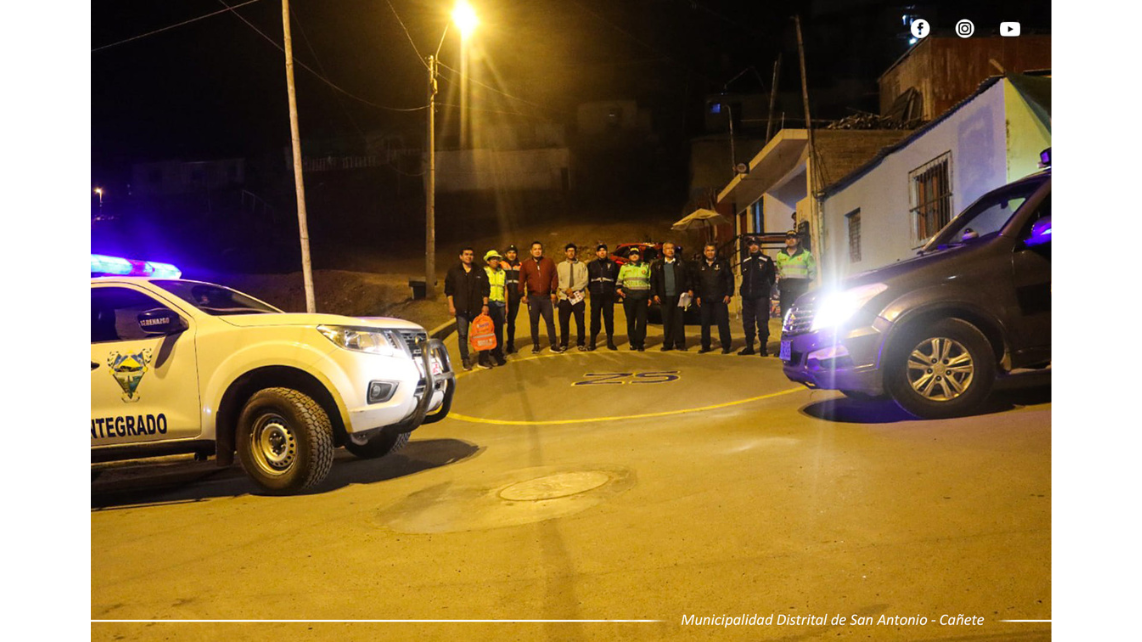 La Plataforma de Defensa Civil del distrito de San Antonio, personal de Seguridad Ciudadana, Policía Nacional y autoridades participaron activamente del Tercer Simulacro Nacional Multipeligro, organizado por el Instituto Nacional de Defensa Civil, con la finalidad de sensibilizar y mantener preparada a la población ante posibles desastres.