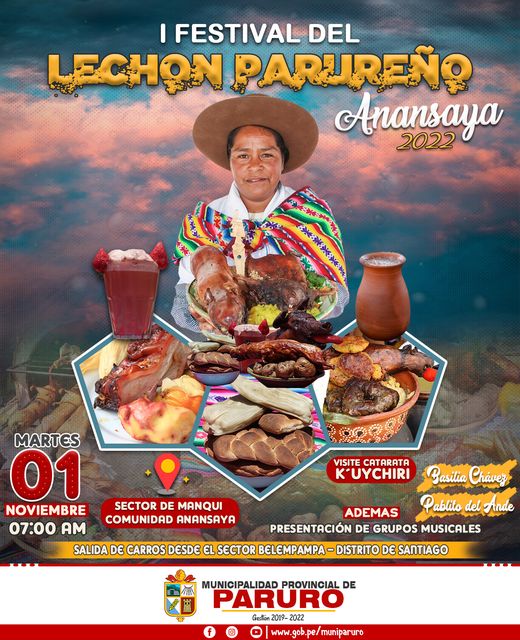 Primer Festival del Lechon Parureรฑo โ Anansaya 2022