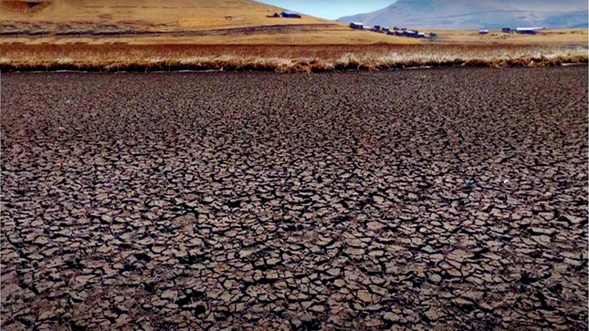 Laguna Seca en la provincia de Grau