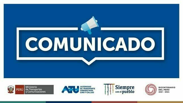 La Autoridad de Transporte Urbano para Lima y Callao (ATU) informa que se encuentra tramitando el saneamiento de los bienes muebles sobrantes ubicados en las sedes Ate, Miraflores, Surco, así como en las estaciones y terminales del Metropolitano y gabinetes de semaforización, con el fin de incorporarlos al patrimonio de la entidad. Por ello, la ATU realiza la publicación de dichos bienes y sus características en el anexo N° 1, de acuerdo con la Directiva N° 006-2021-EF/54.01. 