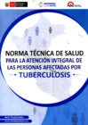 Vista preliminar de documento Norma técnica de salud para la atención integral de las personas afectadas por tuberculosis