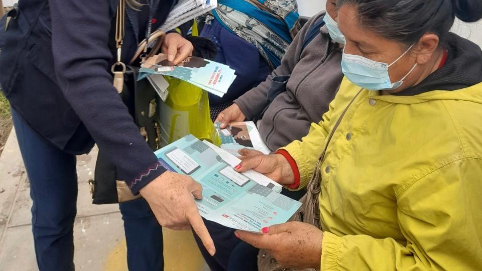 Usuarios del CMI Tambo Viejo de Cieneguilla