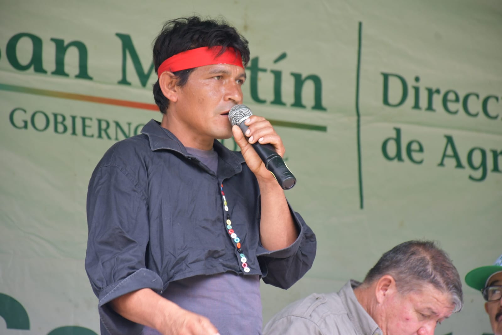 Edil García Tapullima, apu de la comunidad nativa Ampi Sacha Mishquiyacu.