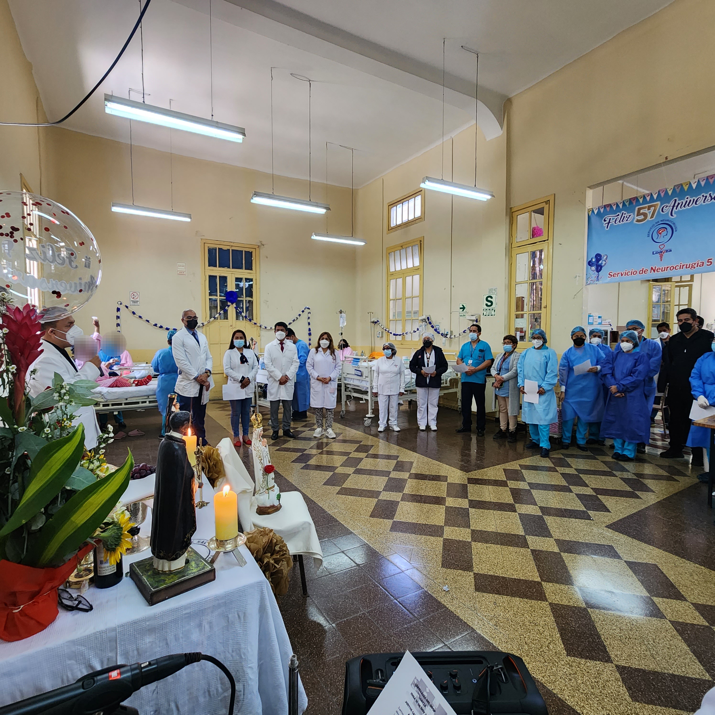Servicio de Neurocirugía organizó Misa para Pacientes