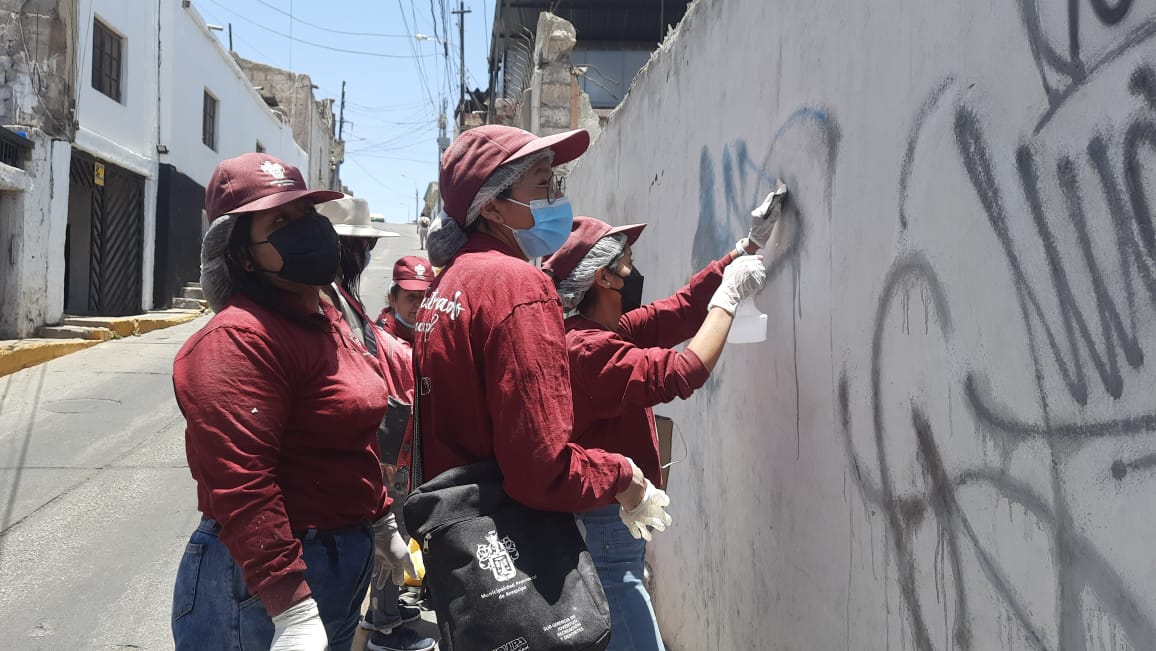 Ministerio de Cultura: DDC Arequipa realiza jornadas de limpieza en la zona monumental de la Ciudad Blanca