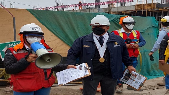 Operativo multisectorial en la obra Centro Comercial Mall Aventura Plaza San Juan de Lurigancho