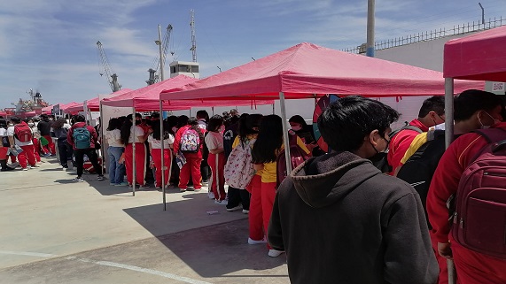 Feria Vocacional Paita 2022 realizada por el Centro de Empleo en la ciudad de Paita