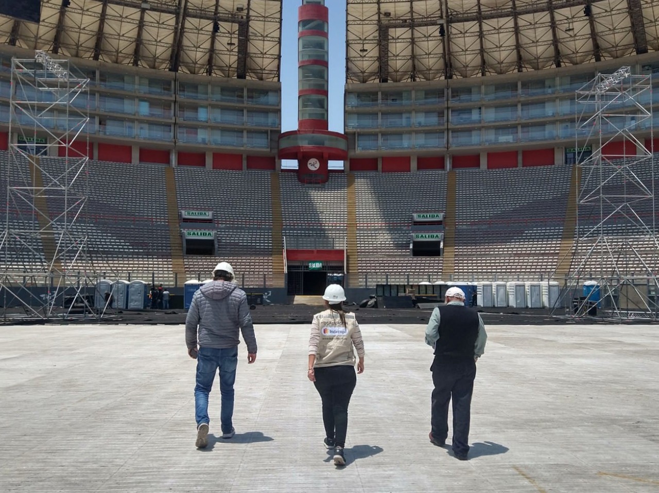 Indecopi monitorea que instalaciones para conciertos de Bad Bunny cumplan con disposiciones municipales