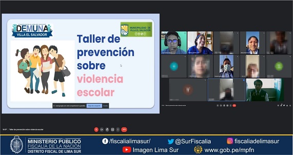 Especialistas de la DEMUNA brindan charla sobre prevención de la violencia escolar