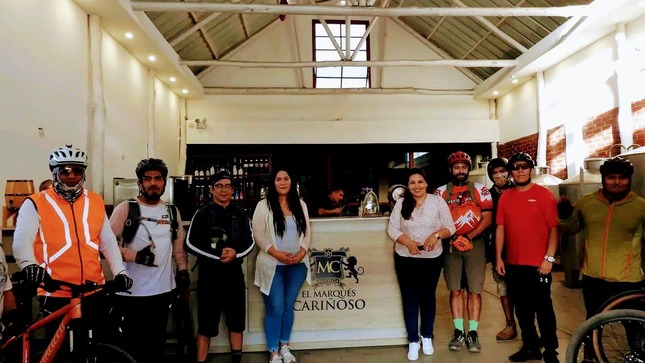 Visitaron bodegas