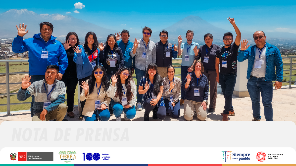 Participantes y expositores del curso “Procesamiento de imágenes SAR para el monitoreo de volcanes”.