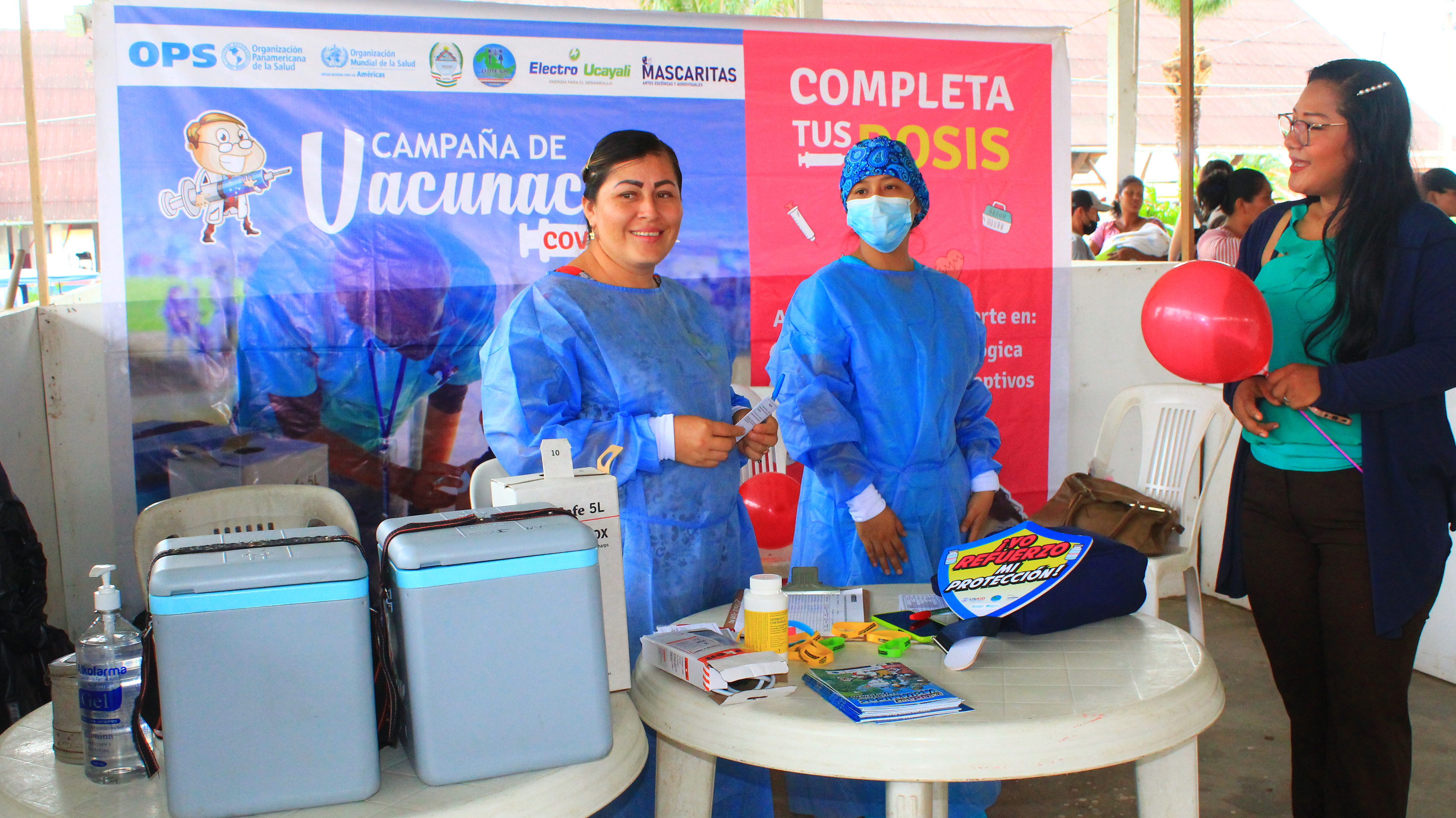 Salud realizó campaña médica y de vacunación contra la COVID-19