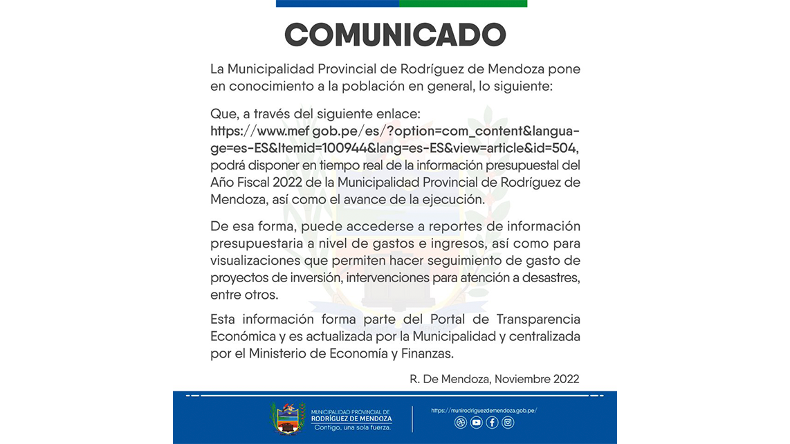 Comunicado