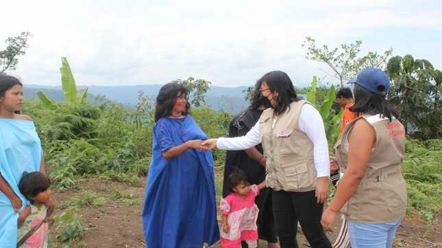 Junín: Ministerio de Cultura entrega siete toneladas de alimentos a comunidad nativa de Parijaro