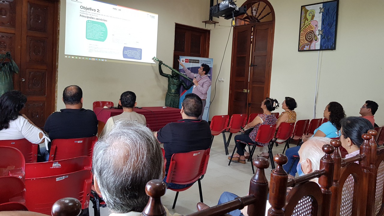 Loreto: Ministerio de Cultura realizó charlas informativas sobre la Política Nacional de la Lectura, el Libro y las Bibliotecas al 2030