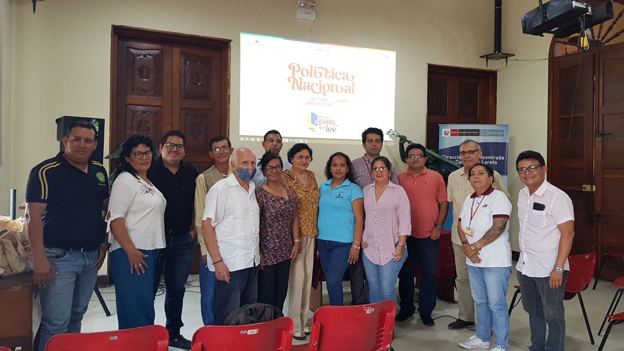Loreto: Ministerio de Cultura realizó charlas informativas sobre la Política Nacional de la Lectura, el Libro y las Bibliotecas al 2030