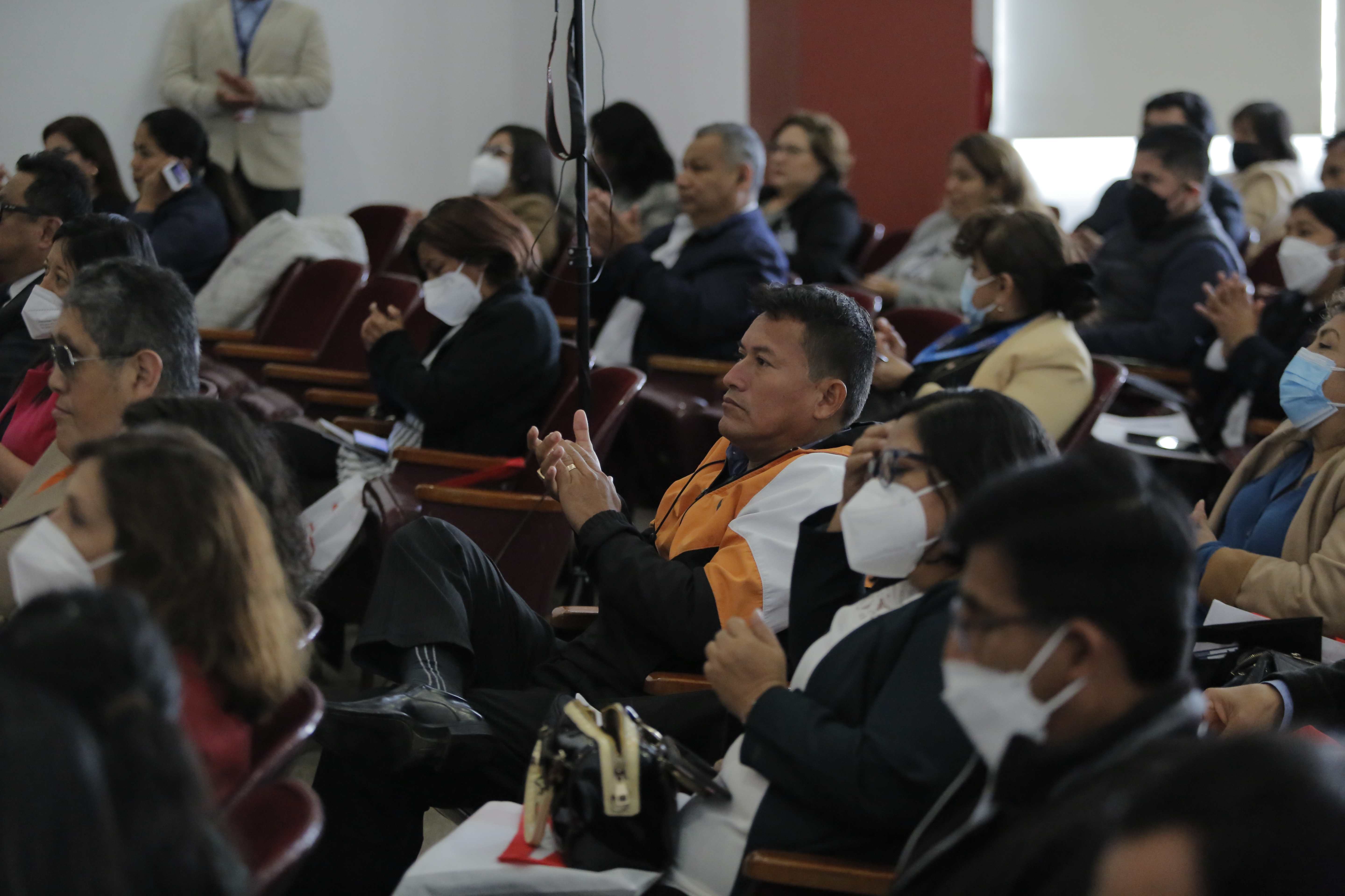Claudia Dávila en evento por las personas con discapacidad