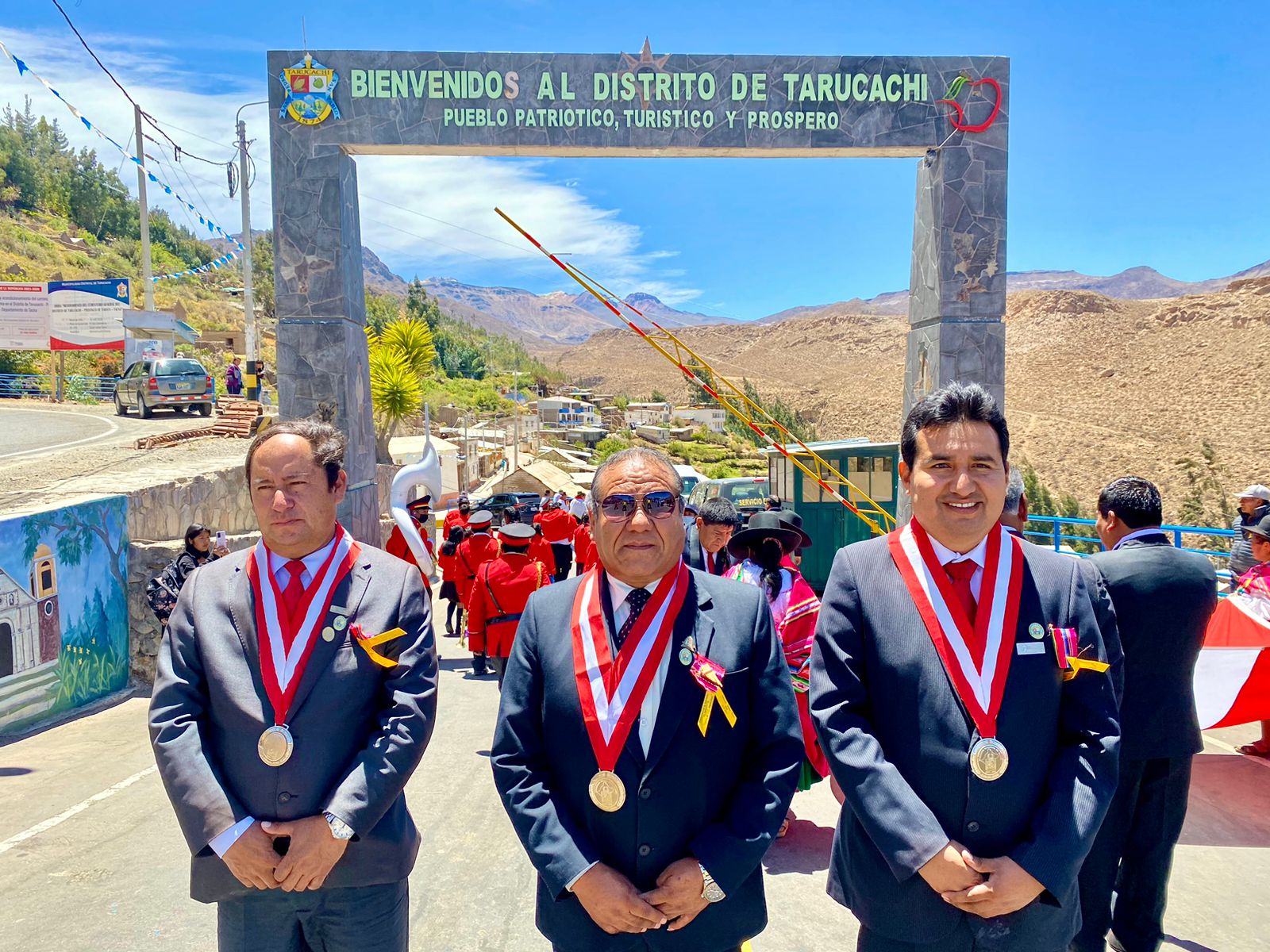 Un saludo fraterno al pueblo trabajador de Tarucachi