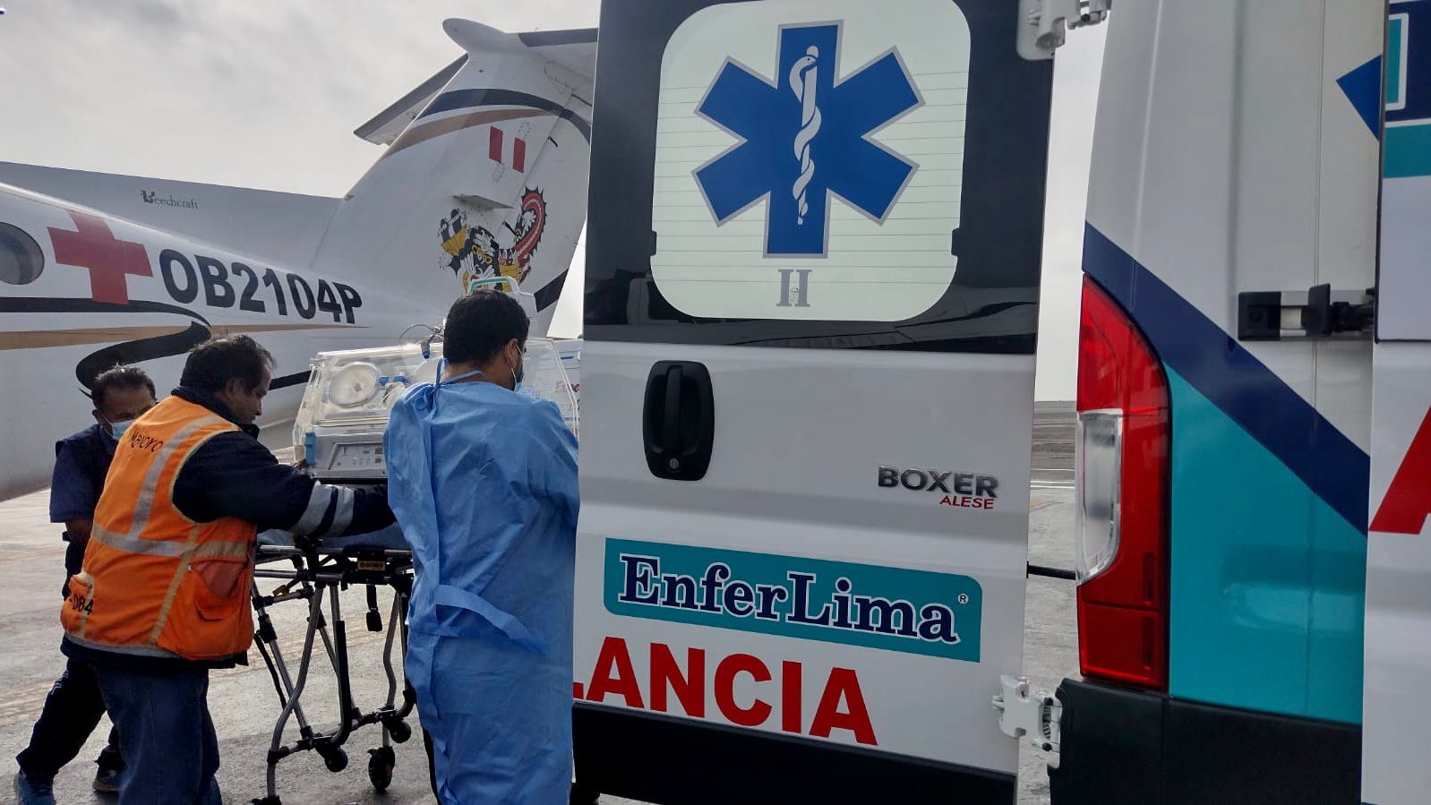 Minsa trasladó de Moyobamba hacia Lima a bebé de 6 días de nacida que necesita atención especializada en cardiología pediátrica