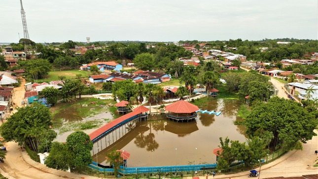 Etapa Final De La Construcción De La Laguna Sapi Sapi 