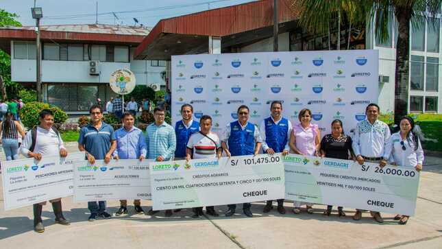 Gorel Entregó Créditos Agrarios Y Pesqueros