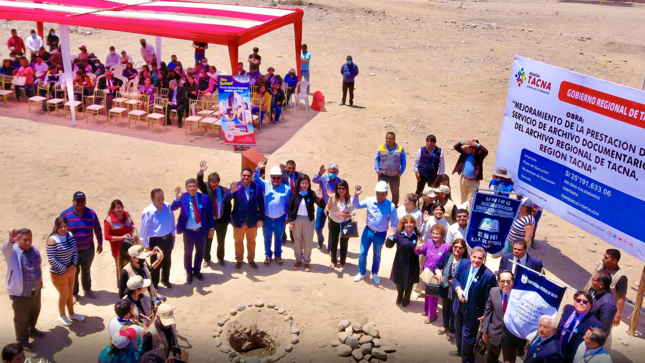 Tacna liderará en materia de archivos. 
