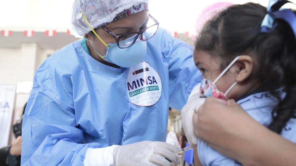 COVID-19: más de 106 731 dosis aplicadas en niños y niñas de 6 meses a 4 años y 11 meses