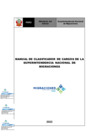 Vista preliminar de documento Manual de clasificador de cargos de MIGRACIONES