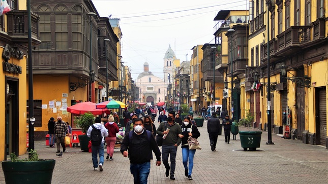 Imagen del Jirón Trujillo, perteneciente al Centro Histórico del Rímac