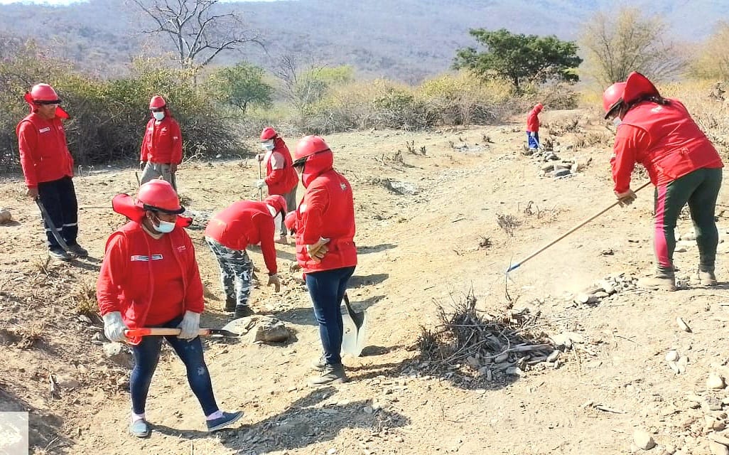 Trabajos de LURAWI-PERÚ en el Centro Poblado La Alberca, distrito de Salitral- provincia de Morropón - Piura.