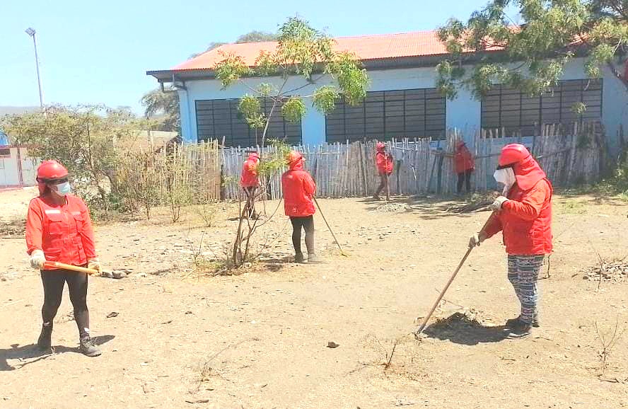 Trabajos de LURAWI-PERÚ en el Centro Poblado La Alberca, distrito de Salitral- provincia de Morropón - Piura.