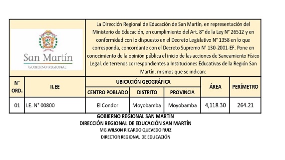PUBLICACIÓN EL CONDOR