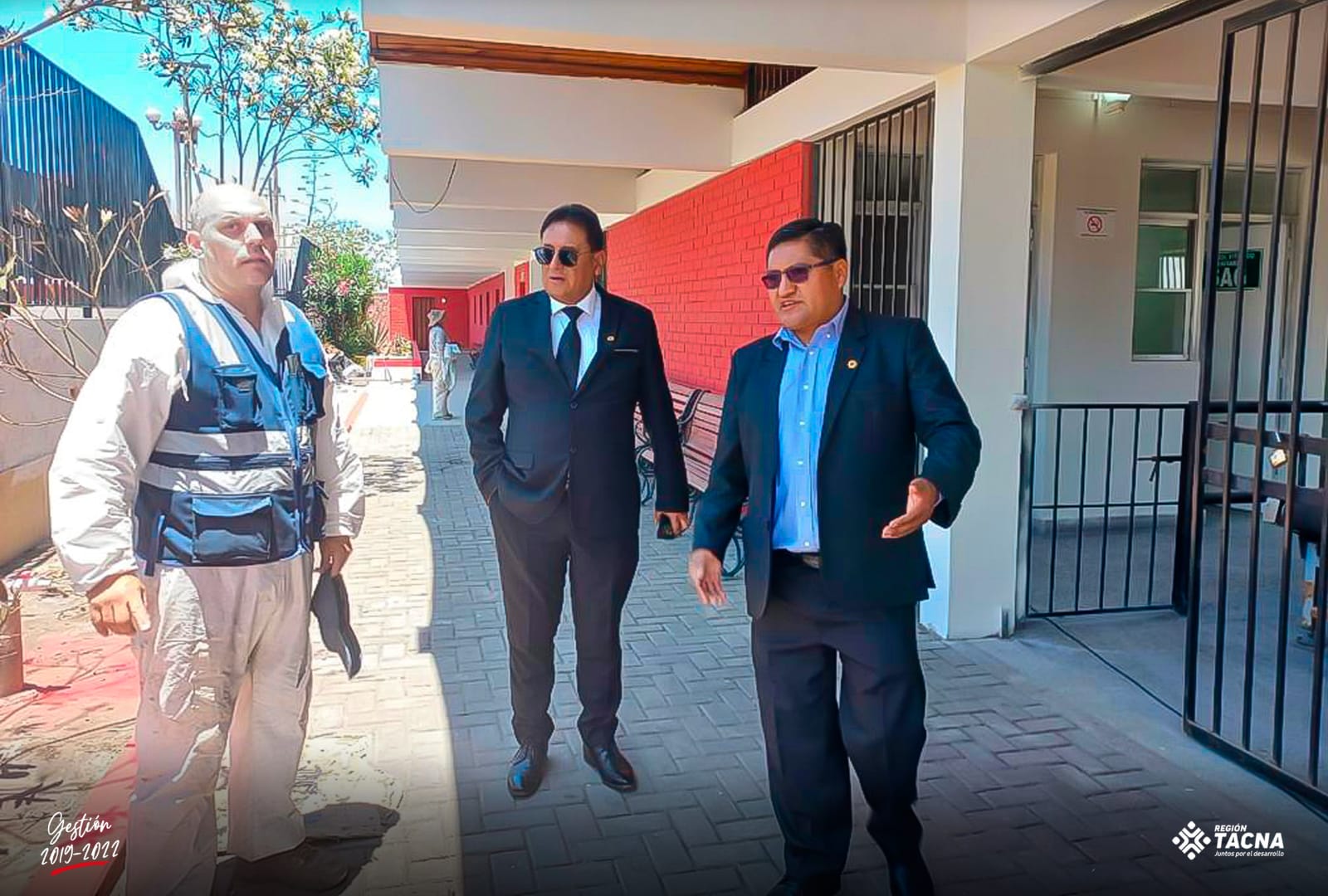 Inspeccionan estación ferroviaria.