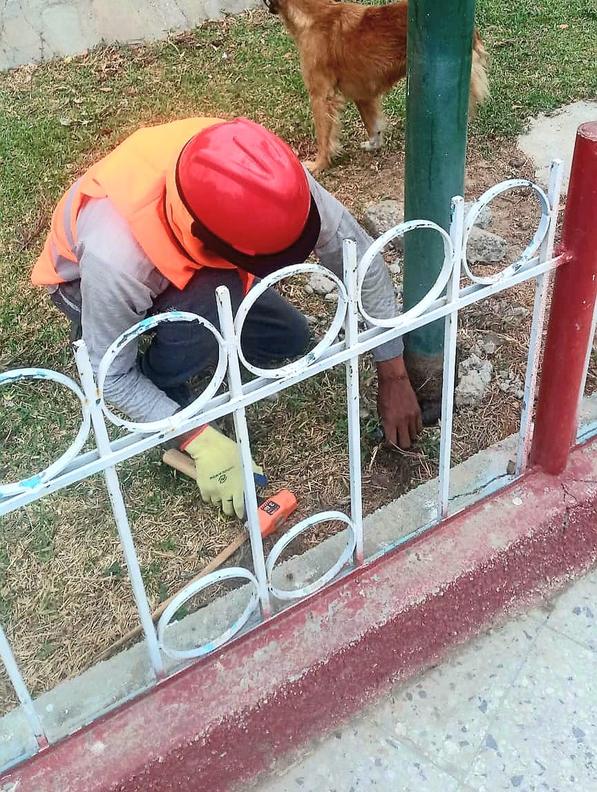 Inician obra de reparación de espacio recreativo en la Plaza Principal de Malacasí