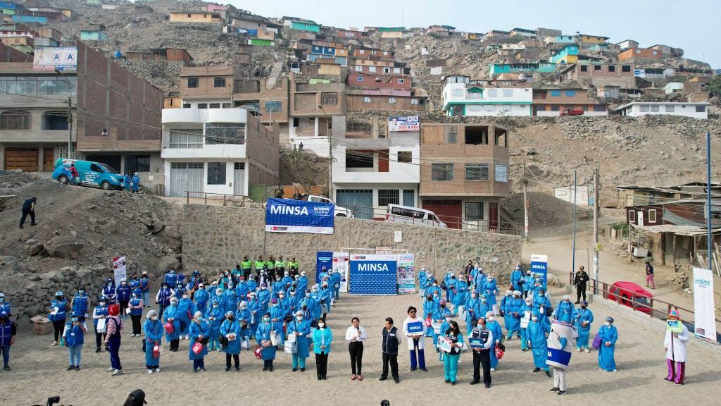 Cuarenta brigadas de salud se trasladaron a la zona de Mariscal Cáceres con el fin de aplicar más de 1 500 dosis contra diversas enfermedades.