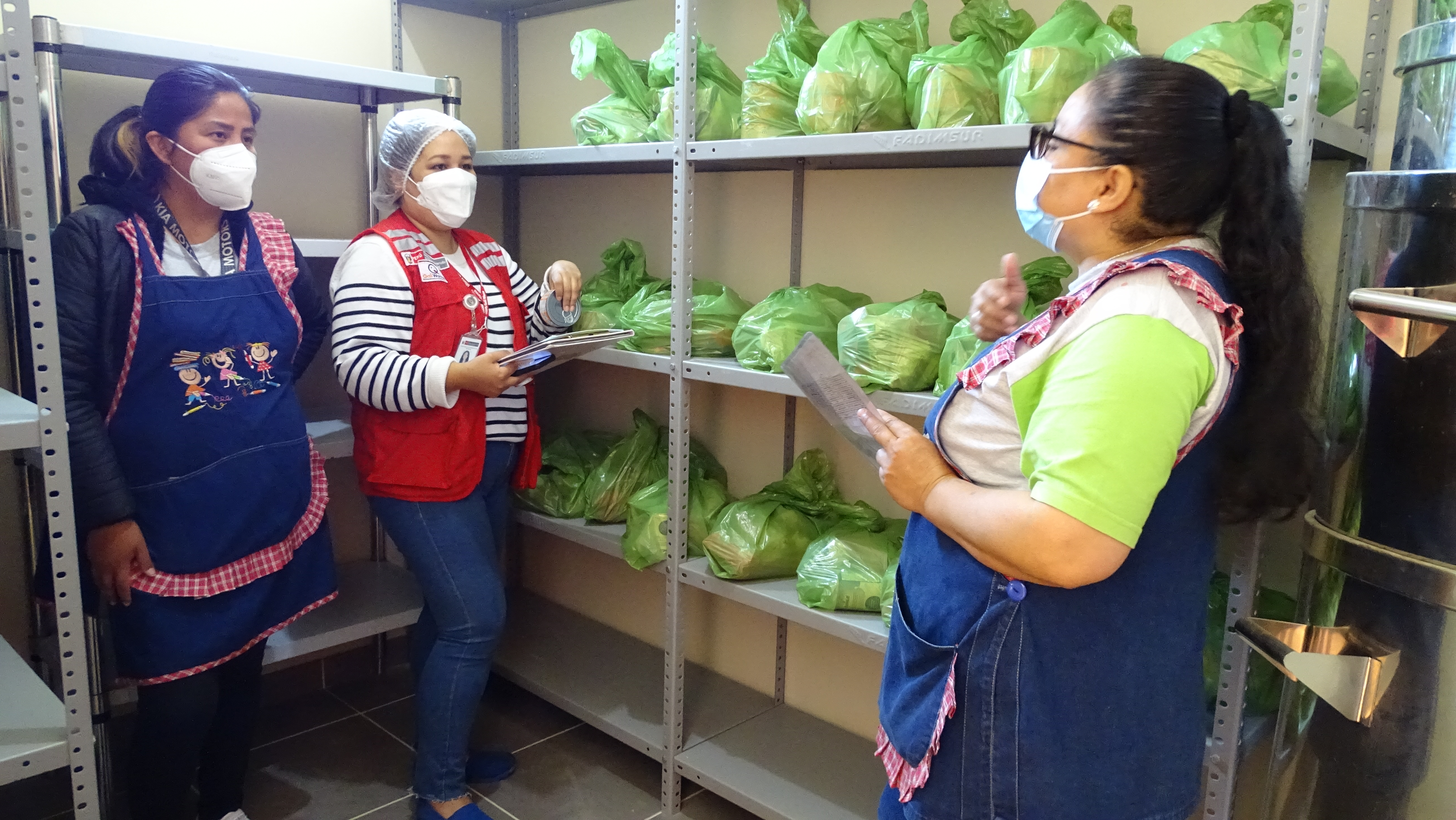Sétima entrega de alimentos