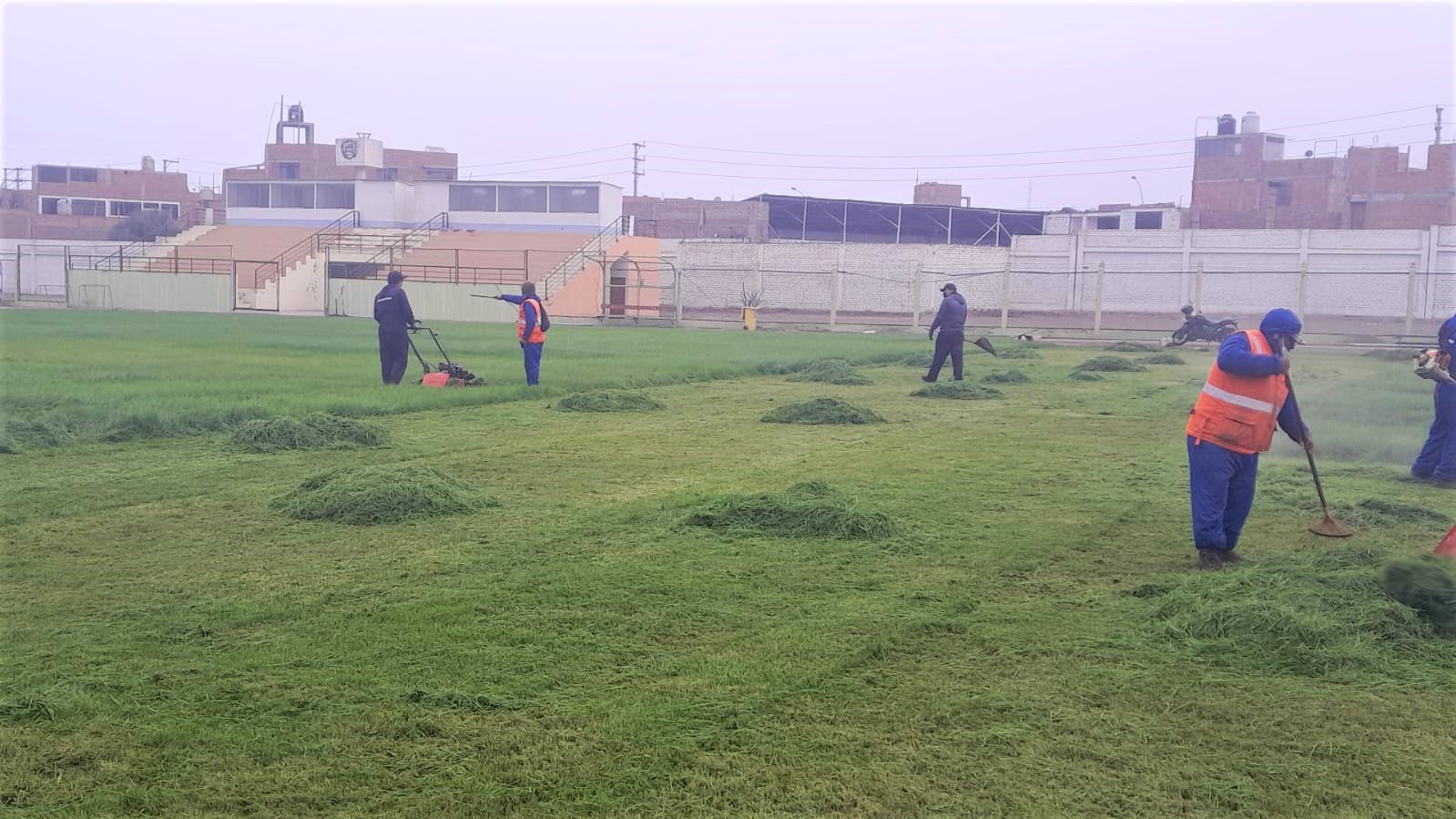 Estadio Municipal de Barranca recibe mejoramiento