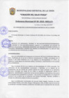 Vista preliminar de documento Ordenanza municipal N° 009-2018-MDLU-A