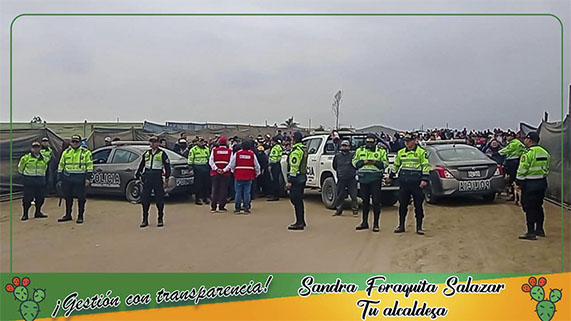 La alcaldesa se compromete a seguir trabajando por su pueblo de Pampapacta y a luchar para impedir que sigan ocurriendo abusos y maltratos.