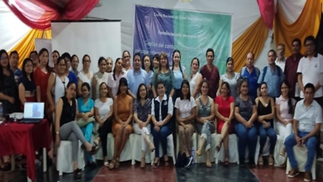 foto grupal de capacitación
