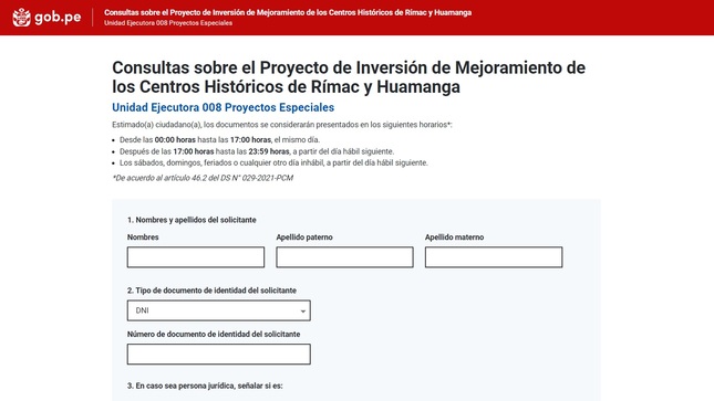 Imagen del formulario facilita.