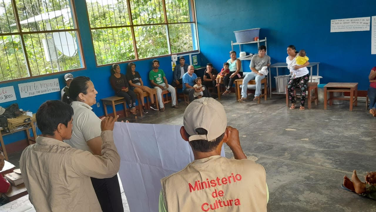 Sector Cultura monitorea eventuales amenazas en el ámbito de la Reserva Indígena Yavarí Tapiche donde viven los PIACI