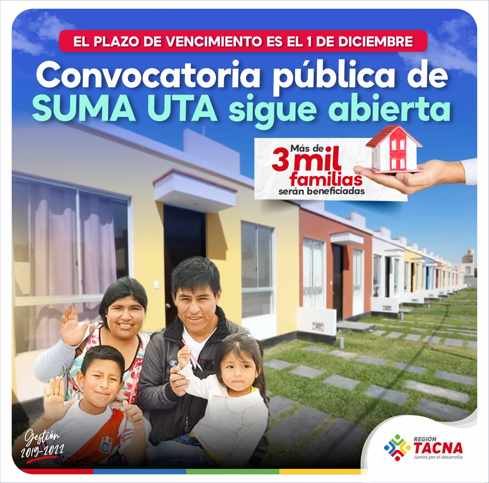 Más viviendas y desarrollo para Tacna.