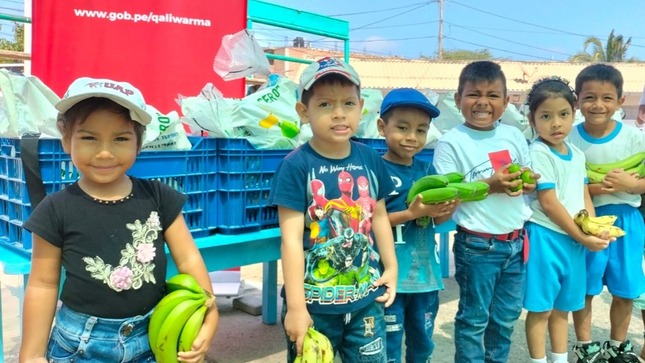 Entrega de alimentos frescos en Tumbes