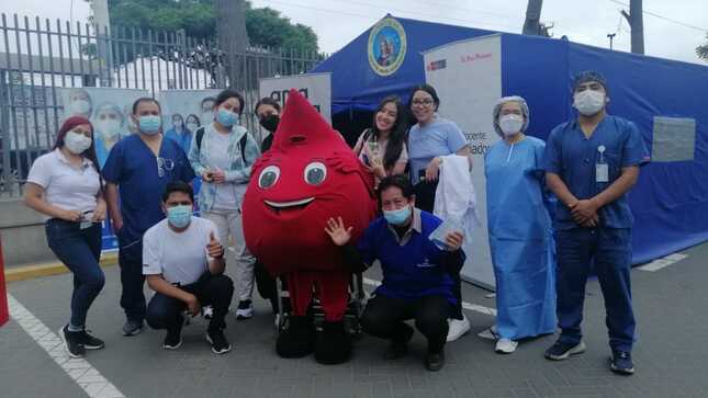 Campaña de donación voluntaria de sangre